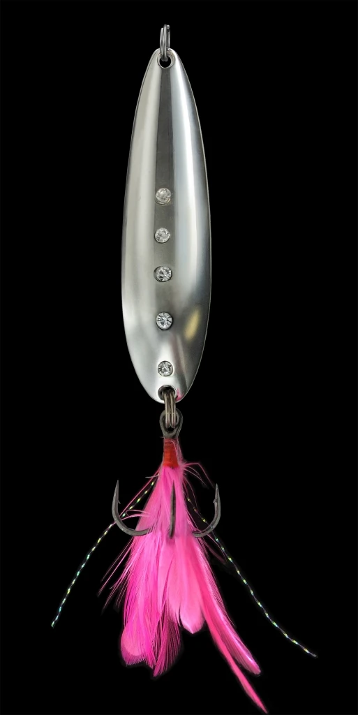 Jenzi Phantom-F Blinker Diamond L Silver/Silver 9,0cm | 28g 4 Jenzi Phantom-F Blinker Diamond L Silver/Silver 9,0cm | 28g - Afbeelding 2