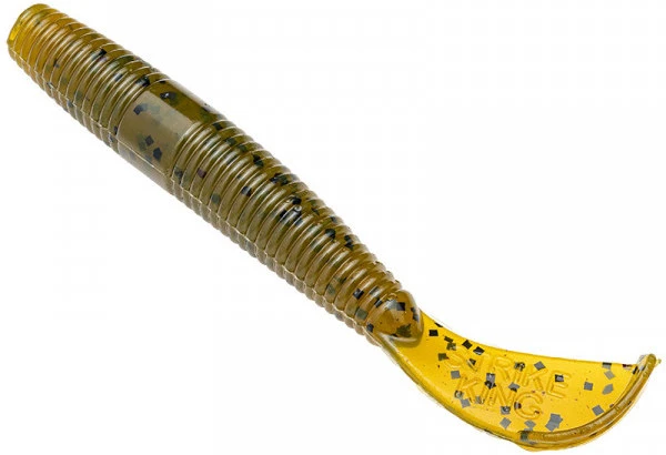 Strike King Rage Ned Cut-R Worm Green Pumpkin 3 Strike King Rage Ned Cut-R Worm Green Pumpkin