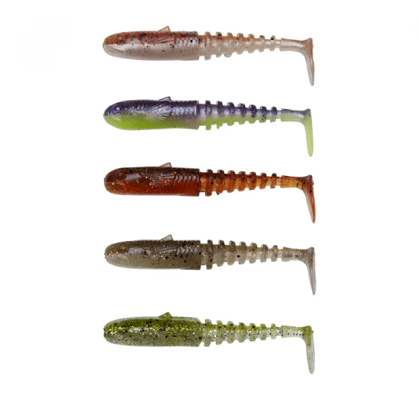 Savage Gear Gobster Shad Clear Water Mix 11,5cm (5 Stuks) 3 Savage Gear Gobster Shad Clear Water Mix 11,5cm (5 Stuks)