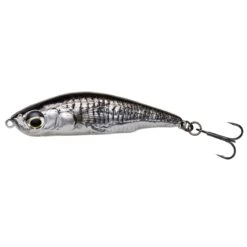 Savage Gear 3D Sticklebait Pencil 6,5cm 10,5gr Sinking Black Silver (met Ratel)
