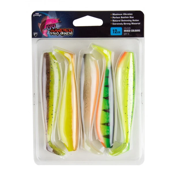Fox Rage Zander Pro Shad Mixed UV Colour Pack (5pcs) 7,5cm 3 Fox Rage Zander Pro Shad Mixed UV Colour Pack (5pcs) 7,5cm