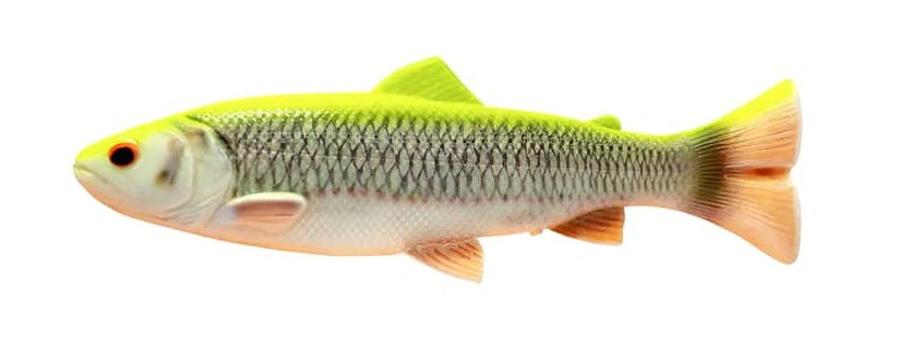 Savage Gear 4D Line Thru Pulsetail Trout Slow Sinking Lemon Chub 25cm (202g) 4 Savage Gear 4D Line Thru Pulsetail Trout Slow Sinking Lemon Chub 25cm (202g) - Afbeelding 2