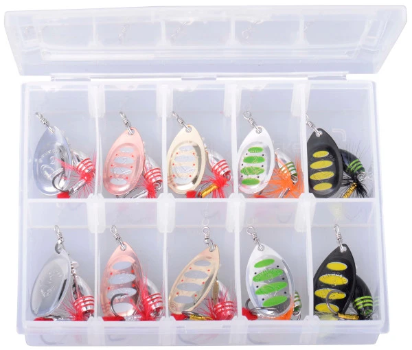 Savage Gear Rotex Spinner Kit2 6g & 8g (10st) 3 Savage Gear Rotex Spinner Kit2 6g & 8g (10st)