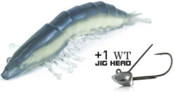 Molix Shrimp 2,5" + WT Jig Head 4 G. - Color 94