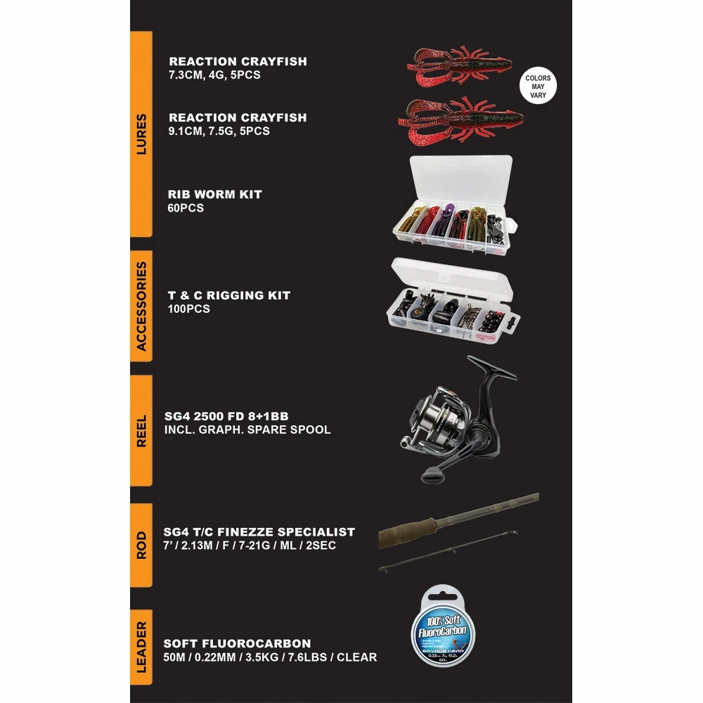 Savage Gear Perch Academy Spin Kit 2: Texas & Carolina Kit 2,13m (7-21g) 14 Savage Gear Perch Academy Spin Kit 2: Texas & Carolina Kit 2,13m (7-21g) - Afbeelding 12