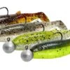 Savage Gear Cannibal Shad 10cm 9g+10g #3/0 Clearwater Mix (4 Stuks) -Exporteren Vis Kunsten Winkel 8b4a6c7da4596caa