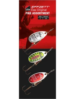 Effzett Assortment 4Pcs Spinner #3 12gr Sinking Zander -Exporteren Vis Kunsten Winkel c547e85566cdb79f