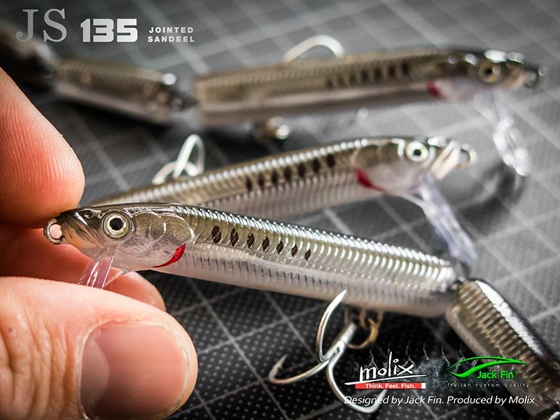 Molix Jointed Sandeel 95 Sinking (7,5g) Silver Bait 5 Molix Jointed Sandeel 95 Sinking (7,5g) Silver Bait - Afbeelding 3