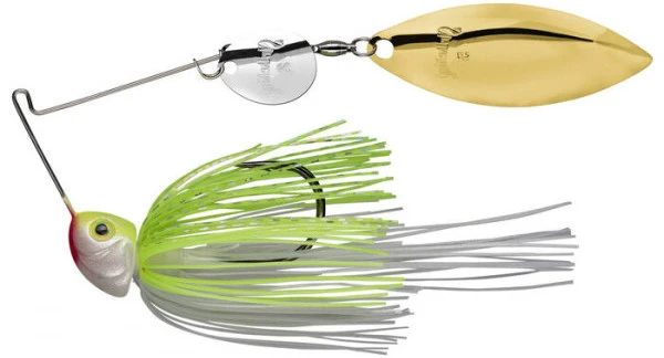 Strike King Hack Attack Heavy Cover Spinnerbait Chartreuse/White 3 Strike King Hack Attack Heavy Cover Spinnerbait Chartreuse/White