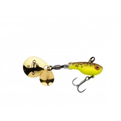 Berkley Pulse Spintail 14g Brown Chartreuse