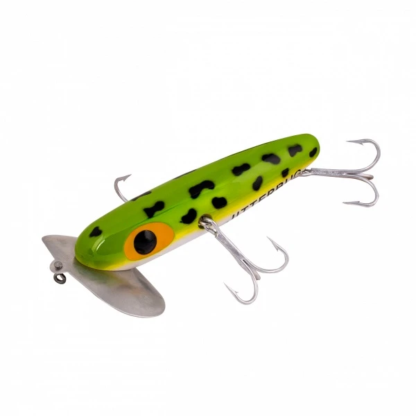 Arbogast Jitterbug XL 4.5'' Frog/White Belly 3 Arbogast Jitterbug XL 4.5'' Frog/White Belly